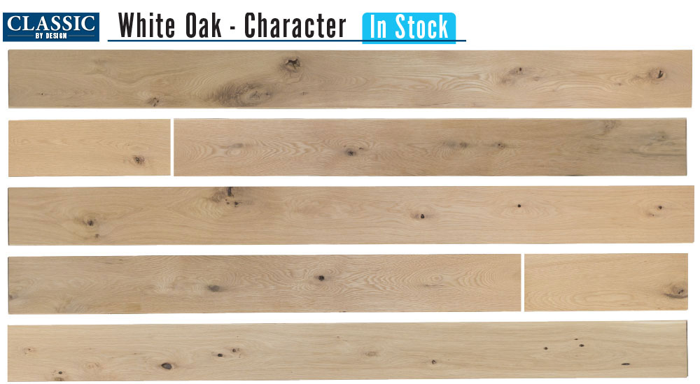 Classic by Design White Oak Engineered Flooring.