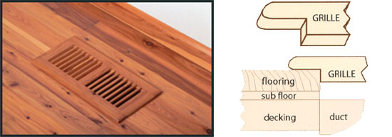 ClassicAire Self Rim Wood Vent